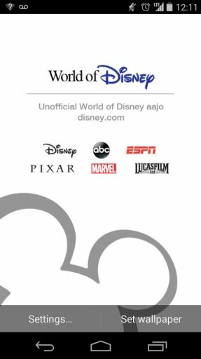 World of Disney Live Wallpaper截图3