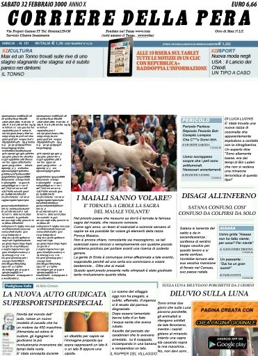 Crea Prima Pagina Giornale Free截图2