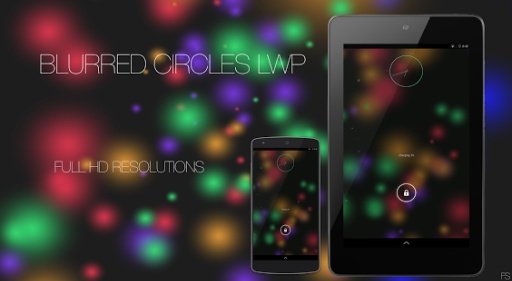 Blurred Circles LWP截图4