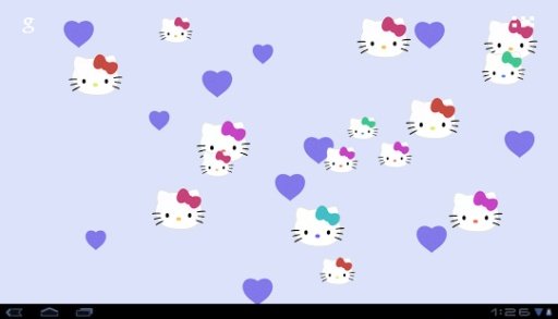 White Kitty`s Live Wallpaper截图5