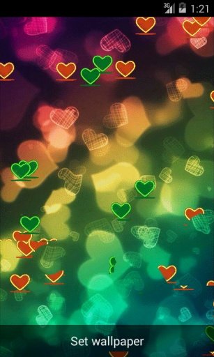 Multi Hearts Live Wallpaper截图10