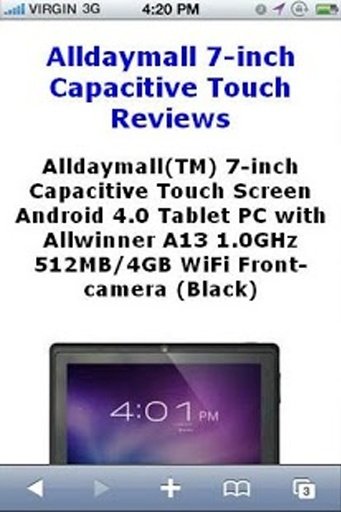 Android 4 Tablet PC Reviews截图1