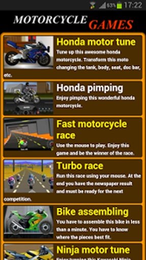 Motorcycle Games截图3