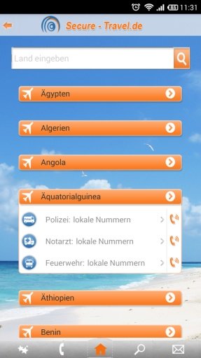 Secure-Travel Reise App截图4