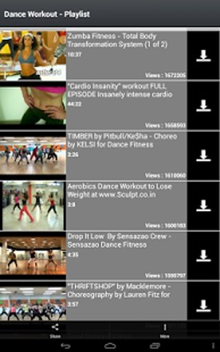 Dance fitness workout videos截图1