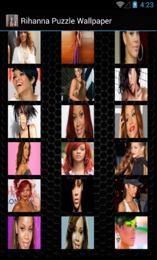 Rihanna Puzzle Wallpaper截图1