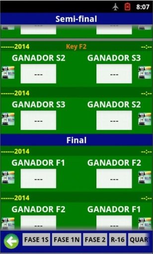 Fixture South American cup2014截图3