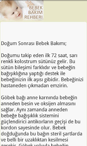 Bebek Bakım Rehberi截图2