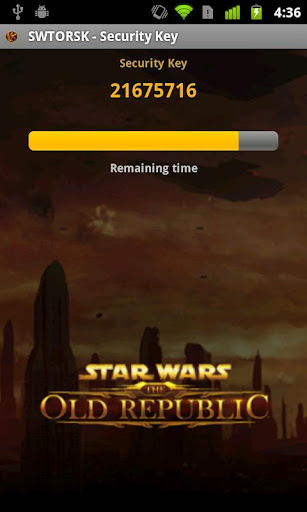 The Old Republic™ Security Key截图2