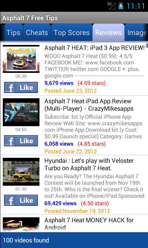 Asphalt 7 Free Tips截图2