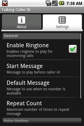 Talking Caller ID (free)截图3