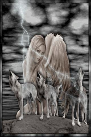 Wolves Fairy Live Wallpaper截图3