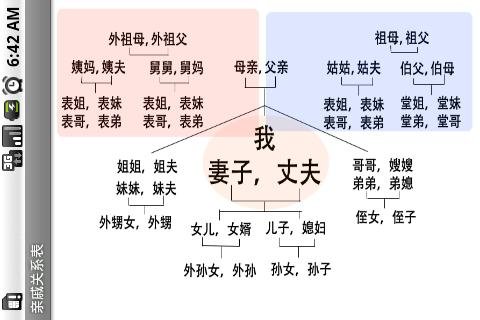 亲戚关系表截图1