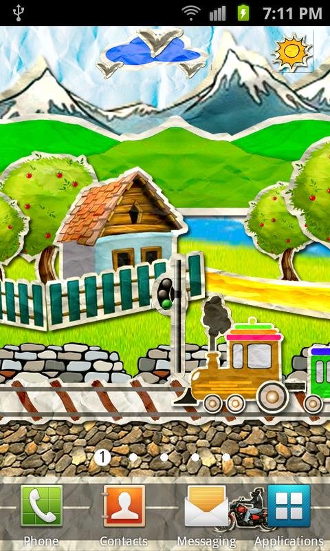 Paper Train Live Wallpaper截图5