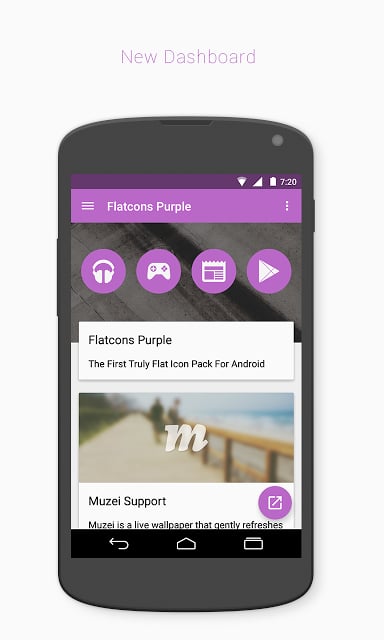 FlatCons Purple Icon Pack截图6