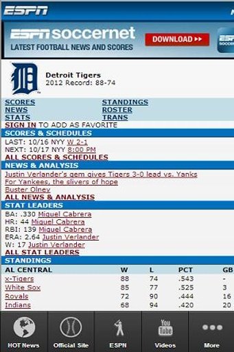 Detroit Baseball News Pro截图3