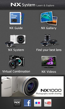 SAMSUNG 'NX Learn &amp; Explore'截图