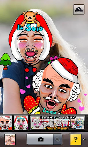 Comic Santa Mask Lite截图3