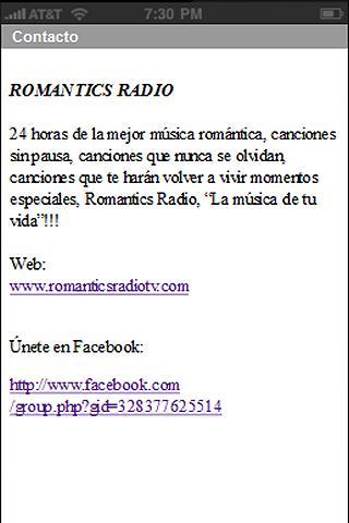 Romantics Radio截图1