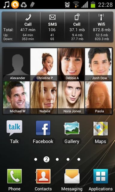 Favorite Contacts Widget Free截图3