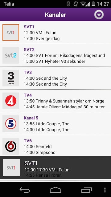 Tv fr&aring;n Telia, Zappa截图4