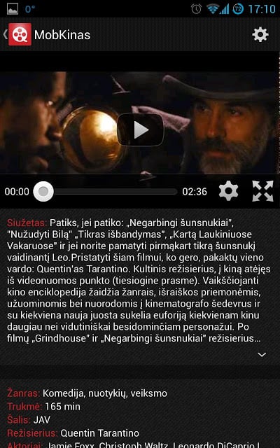 MobKinas - kino tvarkaraščiai截图2