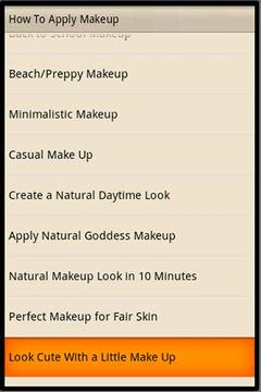 How to Apply Makeup Tutorials截图