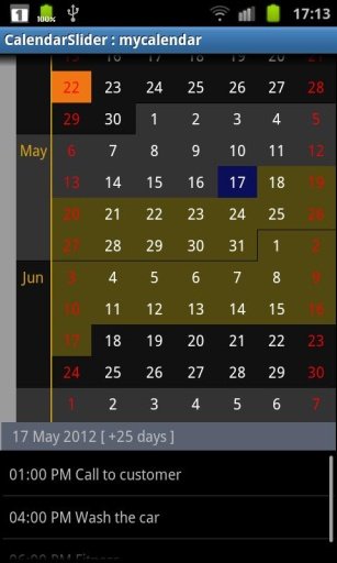 Calendar Slider截图3