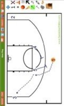 简单的篮球板截图