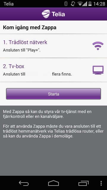 Tv fr&aring;n Telia, Zappa截图1