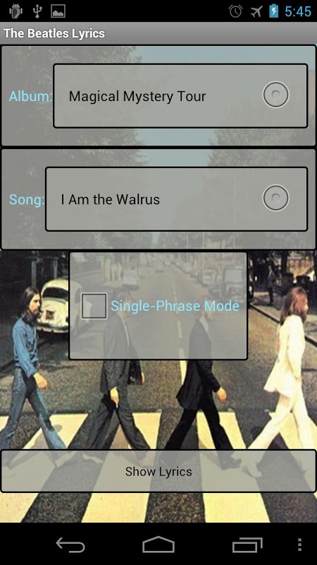 The Beatles Lyrics截图2