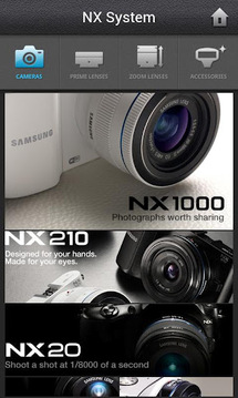 SAMSUNG 'NX Learn &amp; Explore'截图