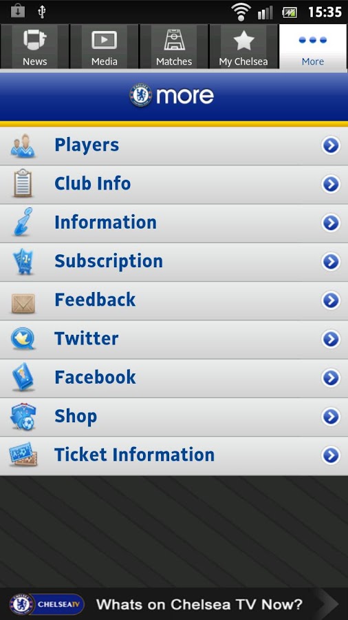 Official Chelsea FC截图10