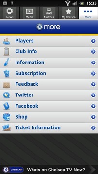 Official Chelsea FC截图