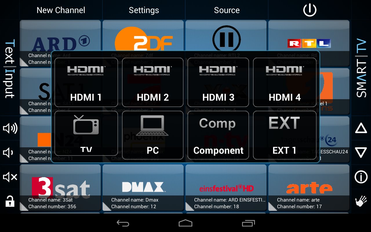 Smart TV Remote Tab截图5