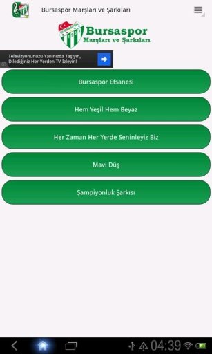 Bursaspor Marşları截图3