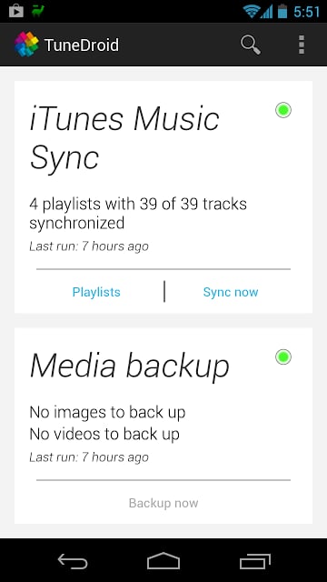 TuneDroid Backup &amp; iTunes Sync截图2