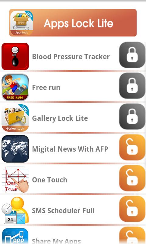 Apps Lock Lite截图2