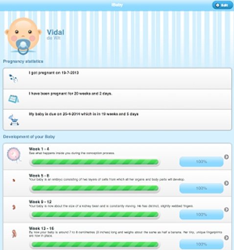 iBaby HD My Pregnancy Tracker截图2