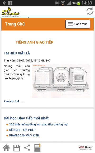 Web Học Tiếng Anh截图6