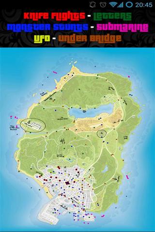 地图，秘籍 GTA V(高清版)截图3