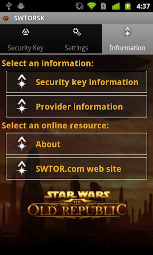 The Old Republic™ Security Key截图1