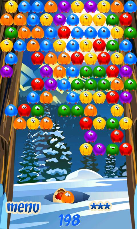 Bubble Birds Christmas Free截图1