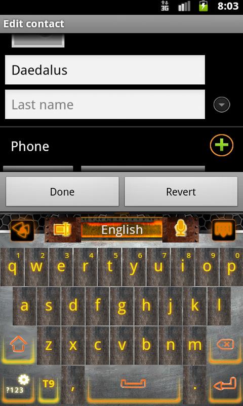 GO Keyboard Industrial theme截图10