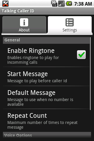 Talking Caller ID (free)截图1