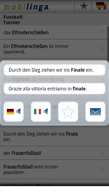 Fu&szlig;ball-Italienisch截图2