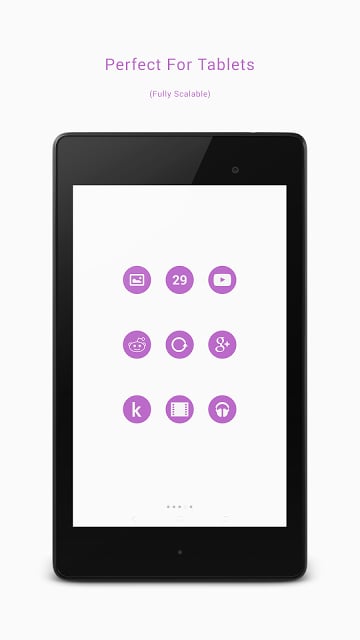 FlatCons Purple Icon Pack截图2