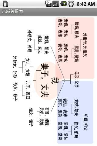 亲戚关系表截图2