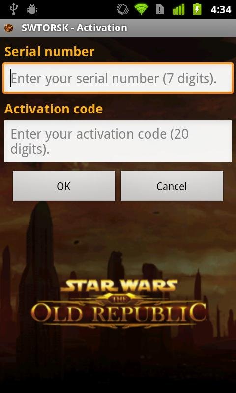 The Old Republic™ Security Key截图4