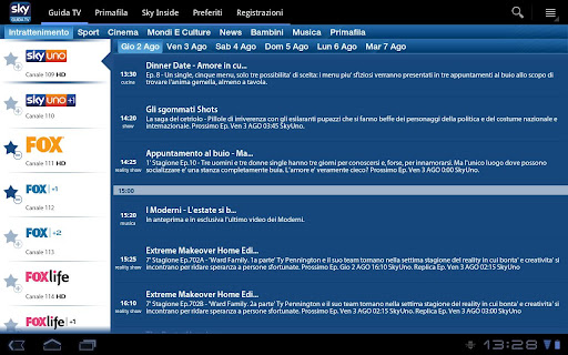 Sky Guida TV HD截图5